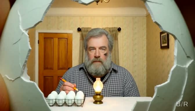 Still from Candling a Room